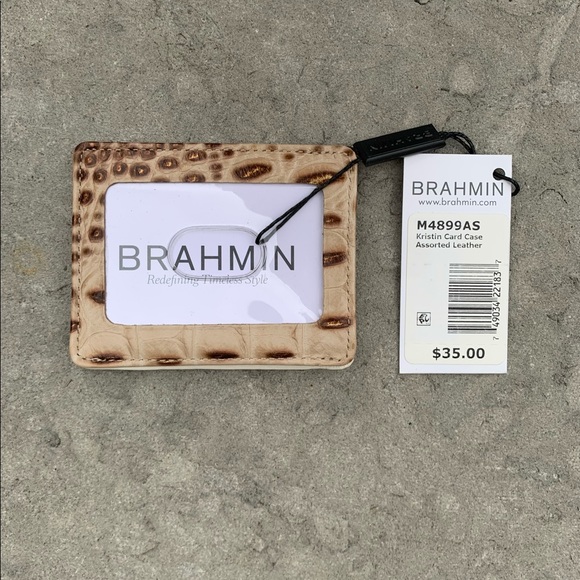 BRAHMIN Leather Kristen Card/ID Case - Picture 1 of 3